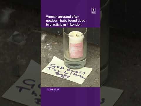 Woman arrested after newborn baby found dead in plastic bag in London