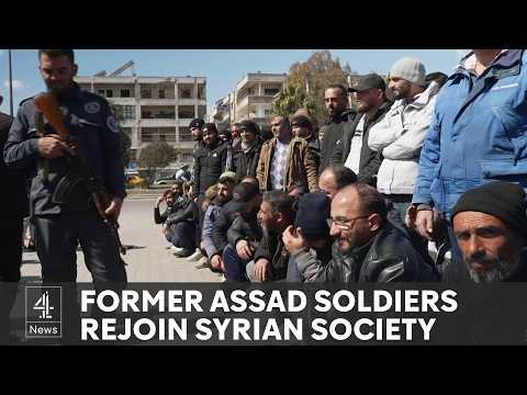 On patrol with Syria’s new forces as Assad soldiers rejoin civilian life