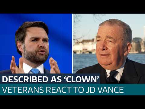 British veterans furious at JD Vance over ‘shameful’ army comments | ITV News