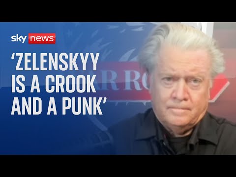 Steven Bannon: US shouldn’t do a deal with Ukraine as Zelenskyy ‘had his shot’