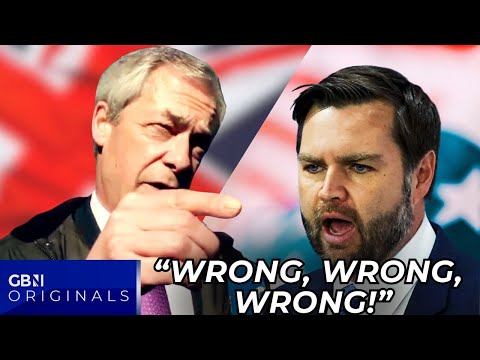NIGEL FARAGE breaks his silence over JD VANCE comments saying he’s “WRONG, WRONG, WRONG!”