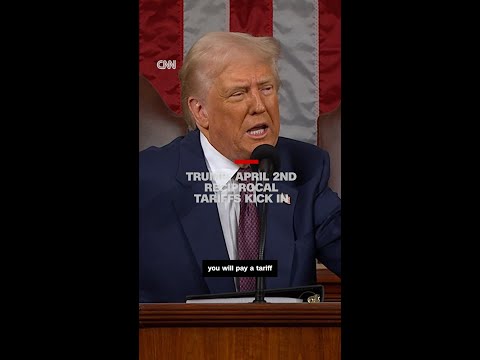 Trump: April 2nd reciprocal tariffs kick in