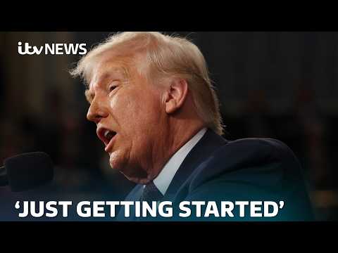 Donald Trump talks tariffs, immigration and the American Dream – in key  Congress speech | ITV News