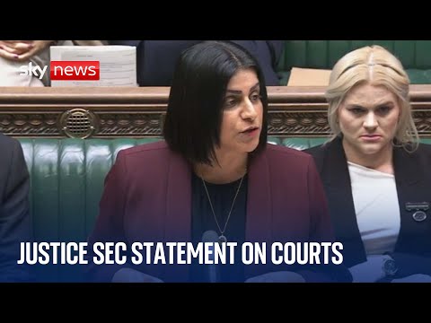 Government announces plans to tackle the backlog of court cases