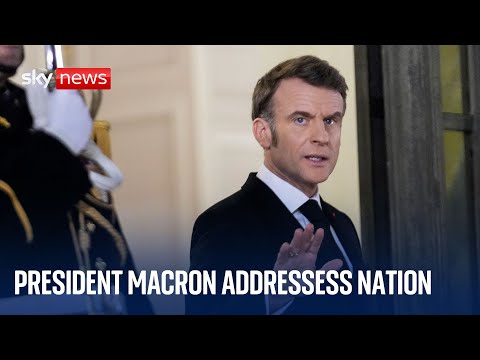 Emmanuel Macron warns of ‘Russian threat’ in televised address