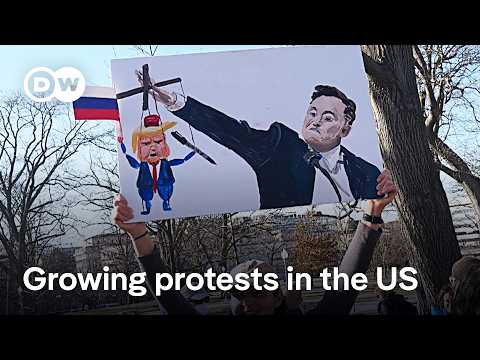 ‘Trump and Musk are purging the government’ Inside the US’ growing protests | DW News
