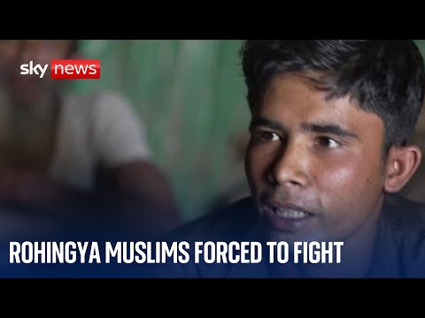 Rohingya Muslims being forcibly recruited to fight for Myanmar military