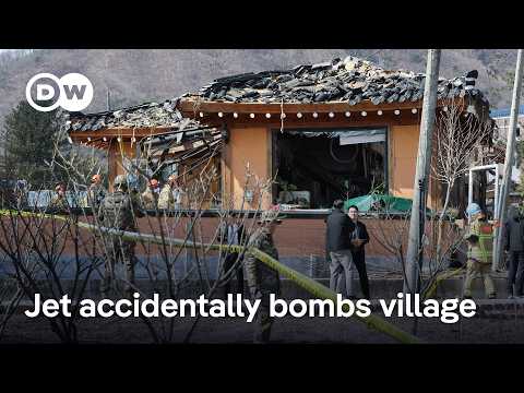 South Korean fighter jet accidentally drops bombs on village | DW News
