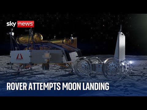 Spacecraft attempts to land on moon