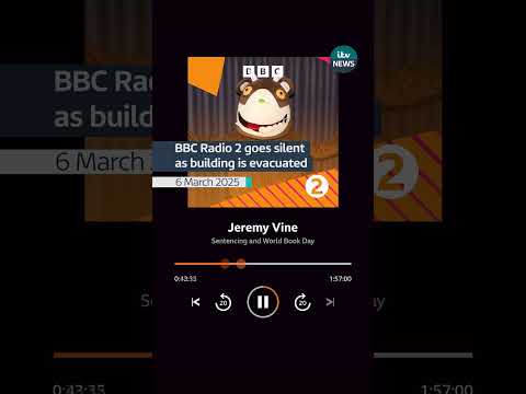 BBC Radio 2 went quiet for around 30 seconds during Jeremy Vine’s show  #itvnews #radio