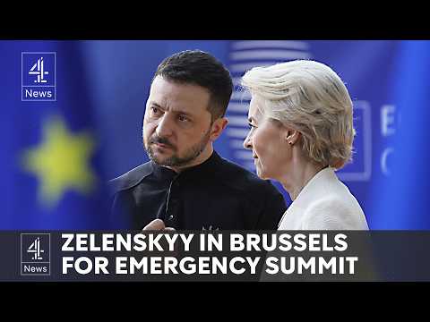 Ukraine war: Zelenskyy joins EU leaders at emergency summit