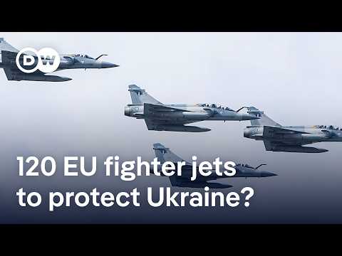 EU states discuss air protection zone ‘Sky Shield’ for Ukraine | DW News