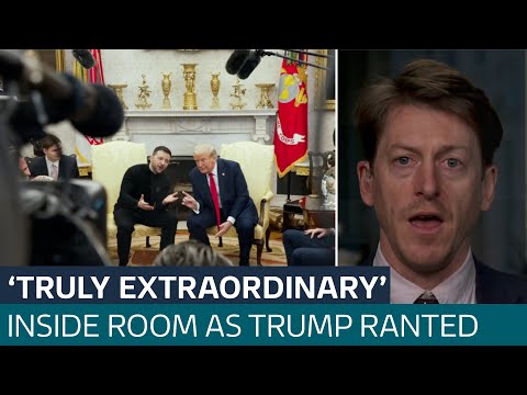 Inside the room as Trump let rip at Zelenskyy | ITV News