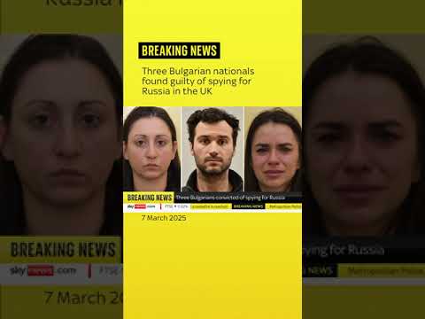 Three people guilty of spying for Russia