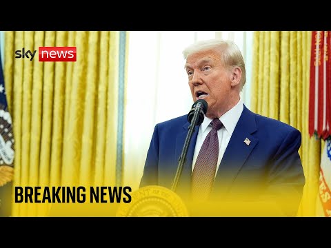 President Trump speaks from the Oval Office