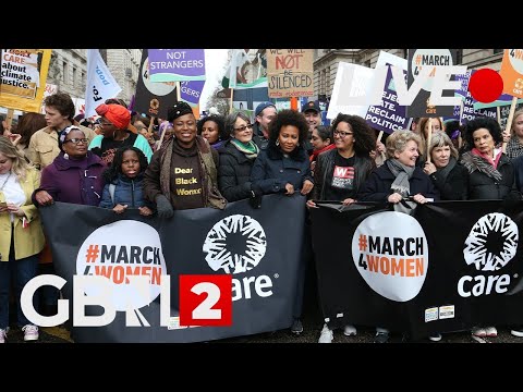 LIVE NOW: Thousands march in Paris to mark International Women’s Day