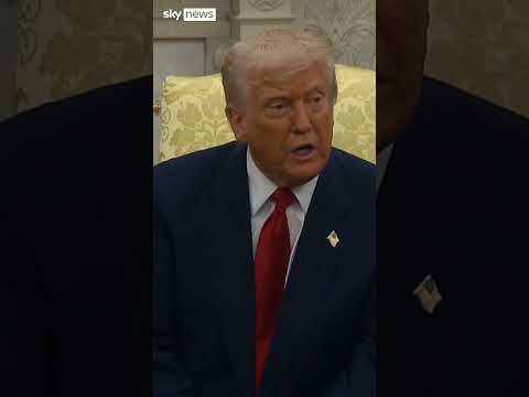 US President Donald Trump says the US are in direct talks with Iran