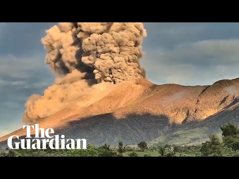 Philippine volcano erupts, shooting ash cloud kilometres into the sky