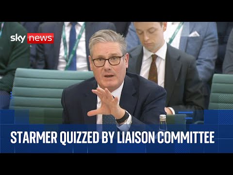 Keir Starmer faces questions from the Liaison Committee
