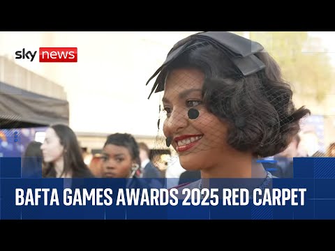 BAFTA Games Awards 2025 red carpet