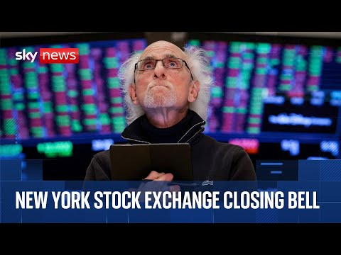 Watch live: New York Stock Exchange’s closing bell