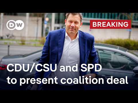 Germany’s Conservatives and Social Democrats reach coalition deal to form new government | DW News