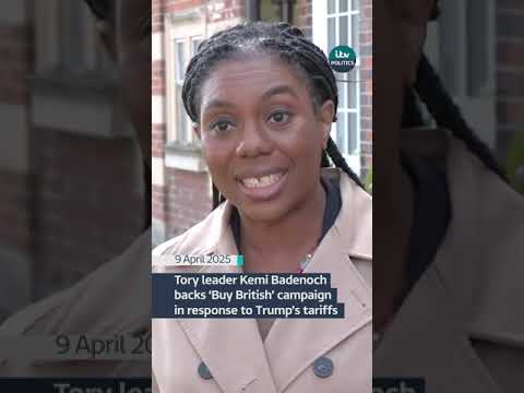 Kemi Badenoch has warned ‘we won’t be able to buy British if the economy is weakening’ #itvnews