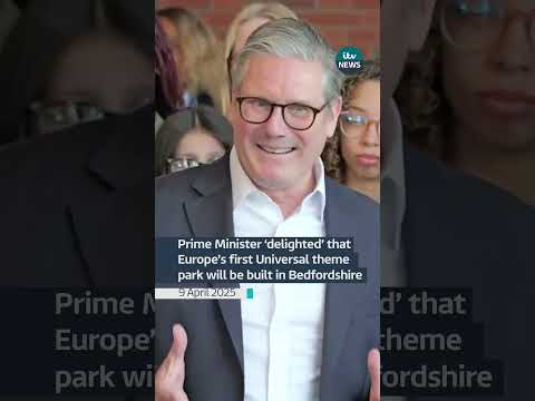 The PM says he’s used to ‘tough days’, but opening a theme park is ‘completely different’ #itvnews