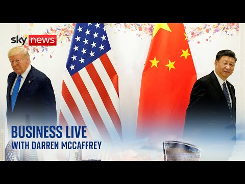 China to impose additional tariffs on US goods | Business Live with Darren McCaffrey