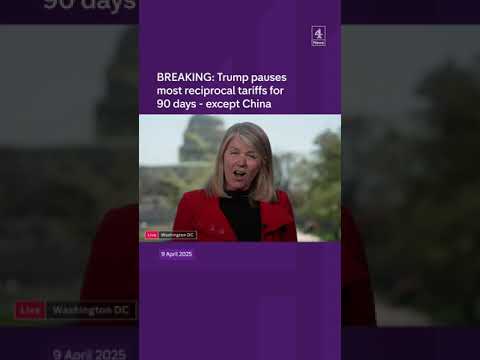 Trump pauses most reciprocal tariffs for 90 days – except China