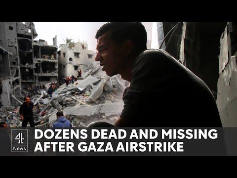 Israeli strike on residential building in Gaza kills at least 23 people