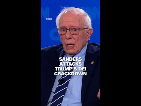Sanders attacks Trump’s DEI crackdown