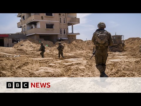 Israel seizing ‘large areas’ of Gaza as thousands of people left displaced | BBC News