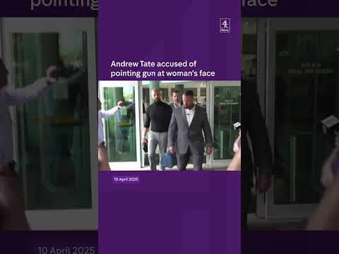 Andrew Tate accused of pointing gun at woman’s face