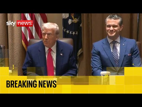 Trump holds cabinet meeting after pausing tariffs