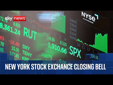 New York Stock Exchange closing bell | Thursday 10 April 2024
