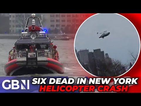 Six people confirmed dead as helicopter CRASHES into New York’s Hudson River
