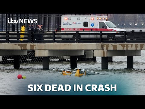 Six people dead after helicopter crashes in New York’s Hudson River | ITV News