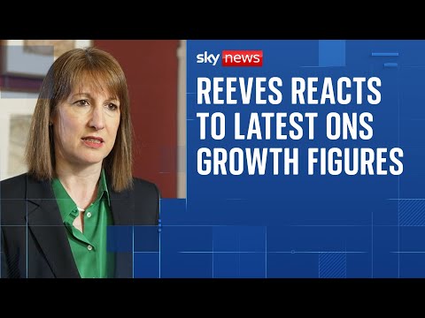 GDP figures show ‘economy grew strongly’ but ‘we are not complacent’, Reeves says