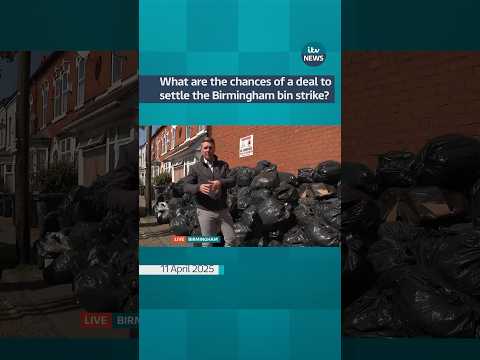 What are the chances of a deal to settle the Birmingham bin strike? #itvnews #shorts