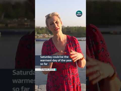 Saturday could be the warmest day of the year so far #itvnews #shorts