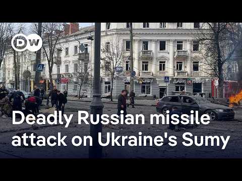 Ukraine: Russian missile attack kills at least 21 people, injures dozens | DW News