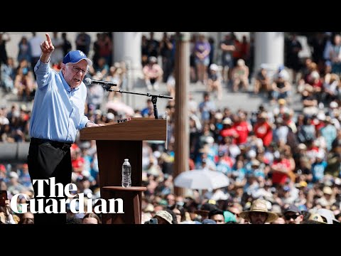 Bernie Sanders says US is ‘living in a moment of extraordinary danger’