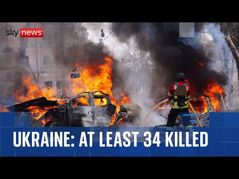 Ukraine: At least 34 people killed and more than 115 injured in Russian missile attack