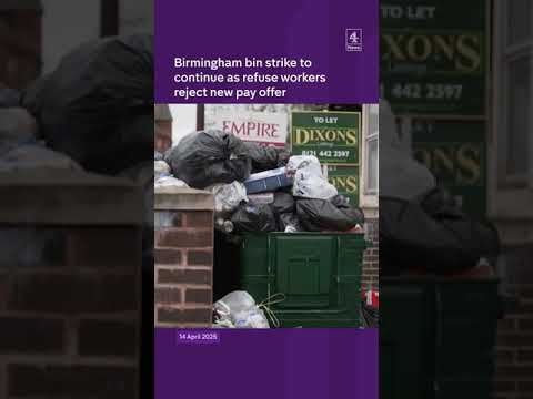 Birmingham bin strike to continue as refuse workers reject new pay offer