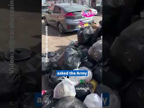 Army to help with Birmingham’s bins #itvnews #birmingham #bins