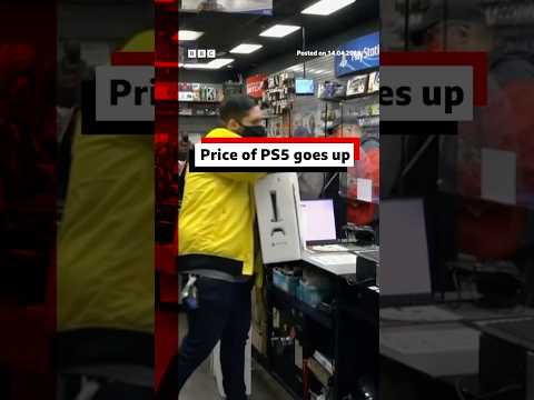 PS5 price jumps £40 as Sony cites ‘challenging’ market conditions. #PS5 #BBCNews