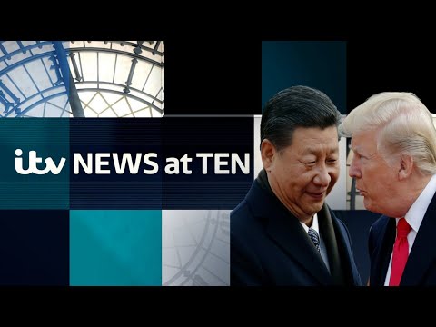Watch Monday’s News at 10 – as China refuses to back down in Donald Trump’s trade war | ITV News