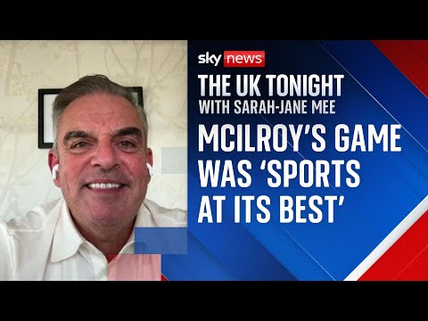 Former Ryder Cup captain Paul McGinley reacts to Rory McIlroy’s Masters win