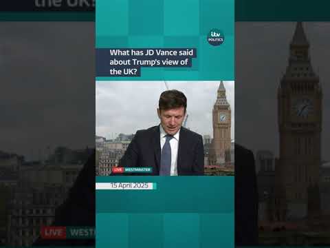 JD Vance has said he is optimistic about a US-UK trade deal | ITV News  #itvnews